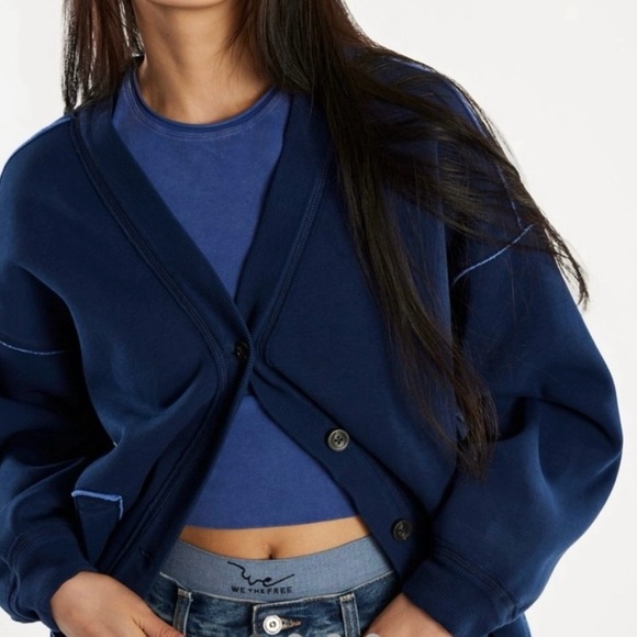 We The Free Tops - FREE PEOPLE➕WE THE FREE Grandpa Sweatshirt NWT